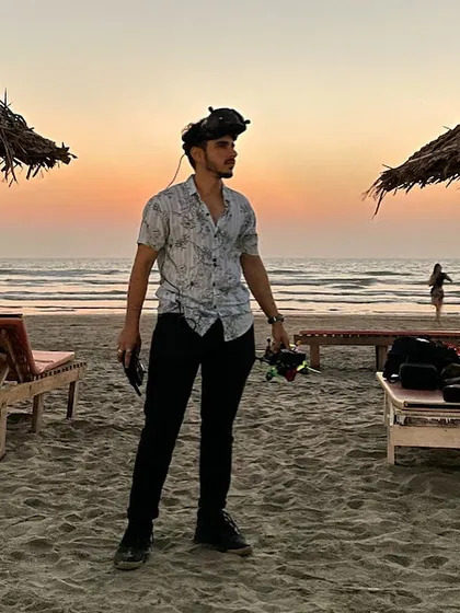 Standing on a beach at sunset with my drone and controller. FPV isn't just a hobby; it's a reminder that life has no walls unless you build them yourself.