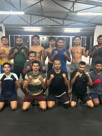 A group of fighters after a fantastic striking seminar at our Bongaigaon location. We are always learning and growing together as a team.