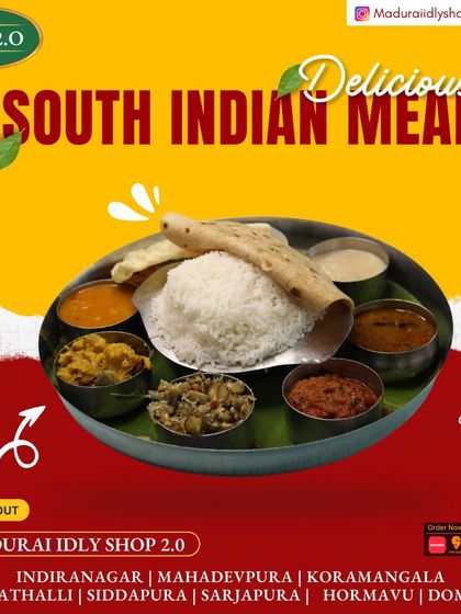 A wholesome delight waiting for you. Our South Indian Meals are a feast for the senses.