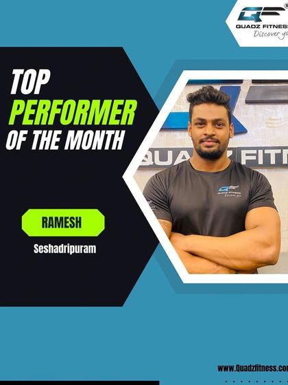 Celebrating Mr. Ramesh as the Top Performer of the Seshadripuram branch for November 2022.