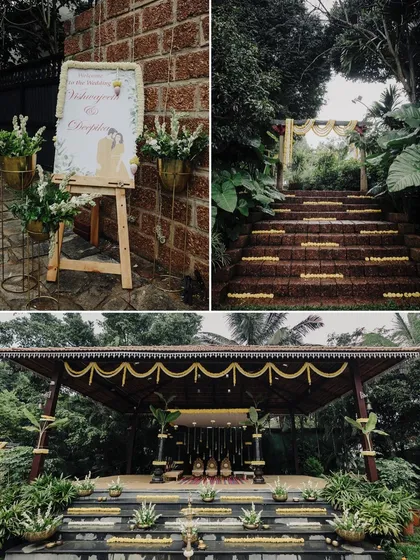 The setting of your wedding is the canvas for your story. I make sure to capture the beautiful decor and ambiance you've created, from the welcoming entrance to the grand mandap, preserving the atmosphere of your special day.