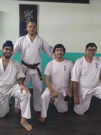 These three dedicated students are preparing for their black belt grading. Their commitment, spanning many years of training, is a testament to the spirit of Seido.