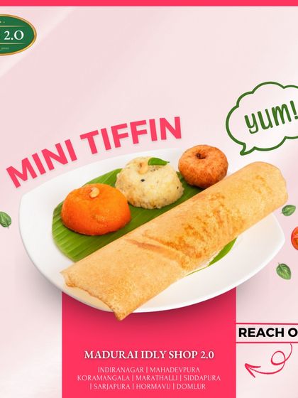 Our Mini Tiffin is the ideal choice when you're craving variety and flavor.