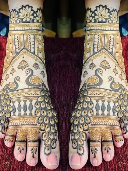 Elegant Foot Mehndi (Payal Designs) photo 3