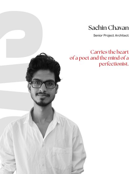 Meet Sachin Chavan, a Senior Project Architect who brings the heart of a poet and the mind of a perfectionist to his work.