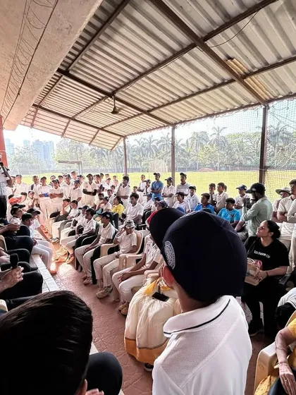 Inspiration is a key part of our training. We were honored to host our former player and USA national cricketer, Saurabh Netravalkar, who shared his incredible journey with our current students, coaches, and parents, showing them what's possible with hard work.