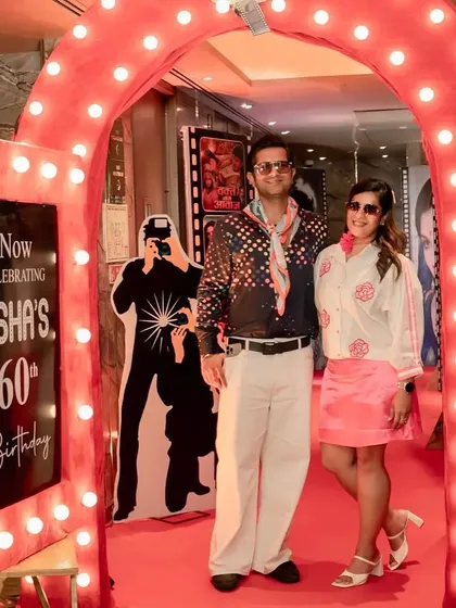 The hosts of the evening, ready to celebrate a huge milestone. I work closely with my clients to ensure their vision comes to life and they can relax and enjoy their own event, knowing every detail is taken care of.