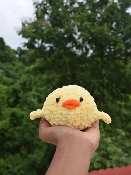 Sometimes you just need to make a super squishy, fluffy chick. I use a special plush yarn for these to make them extra soft and huggable, the perfect little stress-buster.