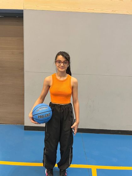 A player from our summer camp, ready for the next challenge. We see so much growth and confidence built during these camps.