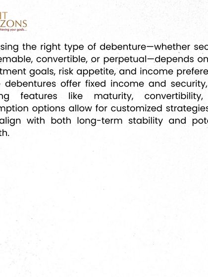 This bulletin decodes debentures for your portfolio. We explain the key types, from secured and unsecured to convertible and perpetual, helping you choose the right fit for your investment goals.