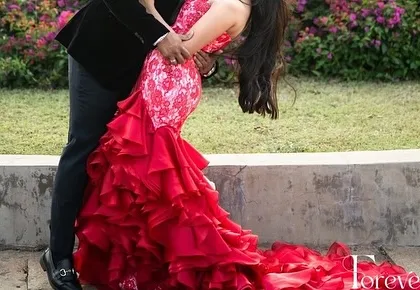Further images showcasing my collection of modern gowns and lehengas. These photos provide different angles and details of each unique design, from romantic pre wedding shoots to elegant reception looks.
