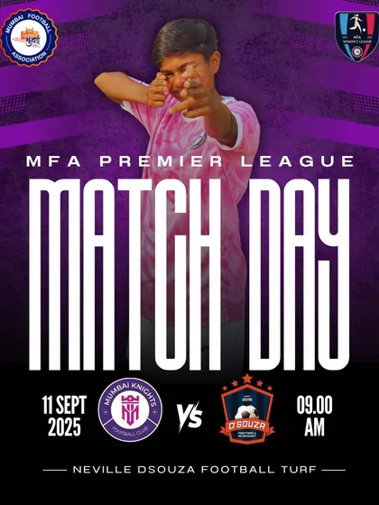 Match day alert graphic for the start of the MFA Women's Premier League campaign.