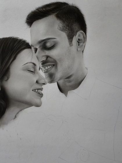 A progress shot showing the faces nearly complete.