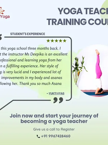 Yukti Vyas shares her experience of the fulfilling and lucid teaching style, and the positive improvements she saw in her body and asanas after just three months.