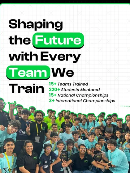 An impressive summary of our impact: 15+ teams trained, 220+ students mentored, and numerous national and international championships won. We are shaping the future with every team we train.