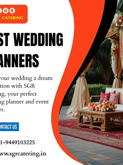 An elegant and traditional wedding mandap setup with ornate seating for the couple. We pay close attention to every detail, from the drapes and floral arrangements to the carpeting, to create a cohesive and beautiful look.
