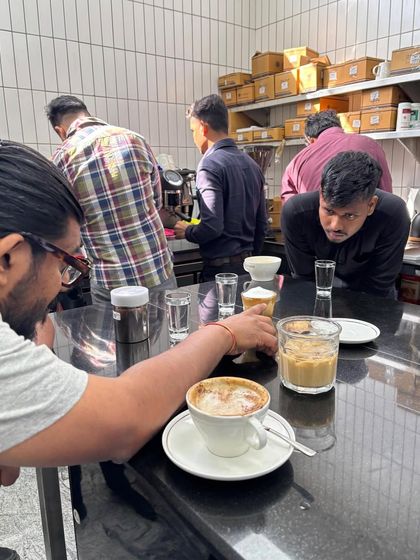 Training includes developing the palate. Here, the Cacaote team is learning to cup and evaluate coffee to better understand and sell their offerings.