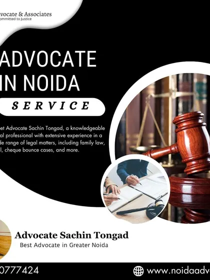 An introduction to my services as an advocate in Noida, with extensive experience in family law, bail, and cheque bounce cases.