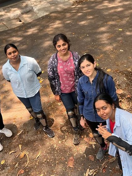 A group of graduates, all geared up and ready for their next ride. They joined as individuals and are now part of a close-knit team.