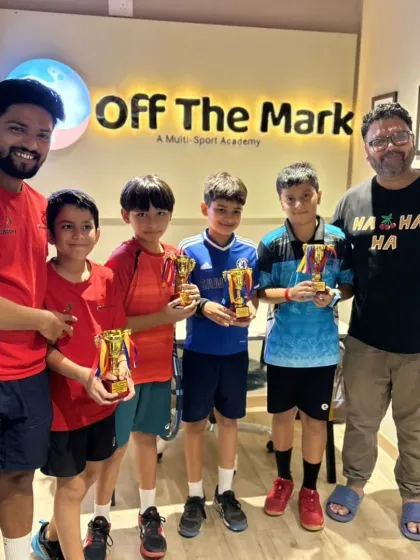 Nothing beats seeing the pride on our players' faces. Celebrating the winners of our Inter-Yellow Batch League at Off The Mark is what it's all about.