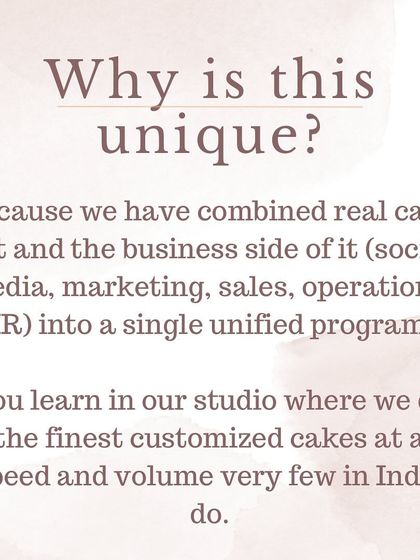 Whisk Cake Studio - Cake Artistry & Business Masterclass The Whisk Masterclass: Building Entrepreneurs photo 24