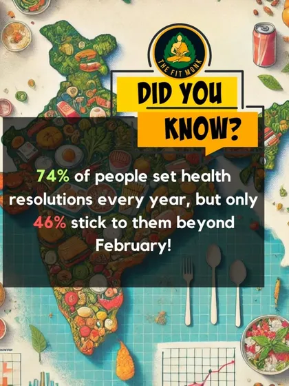 Did you know? 74% of people set health resolutions, but only 46% stick to them beyond February. My meal plans are designed to help you be in that 46%.