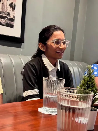 A candid shot of our wonderful associate Aditi. We are incredibly proud of her enthusiasm and grit and wish her the very best as she moves on to her next chapter.