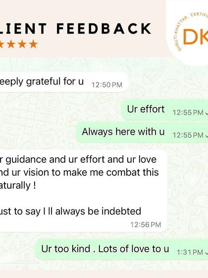 A heartfelt message from a client expressing gratitude for the guidance and vision that helped her combat her thyroid condition naturally.