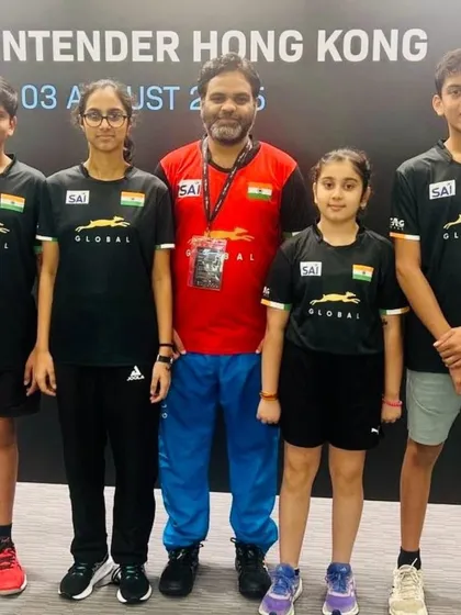 Our team representing India at the World Table Tennis Contender in Hong Kong. A proud moment for all of us at Alight.