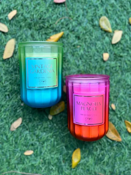 The soft glow of our premium candles adds a touch of elegance to any space. These are perfect for gifting or a moment of self-care.