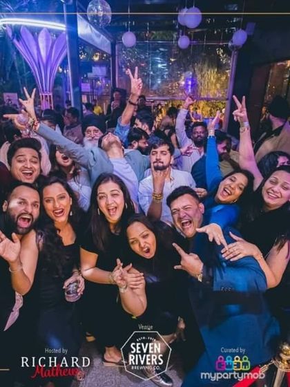 The best view is seeing a happy crowd. This is what it's all about, friends and good times ringing in the new year together at my gig.