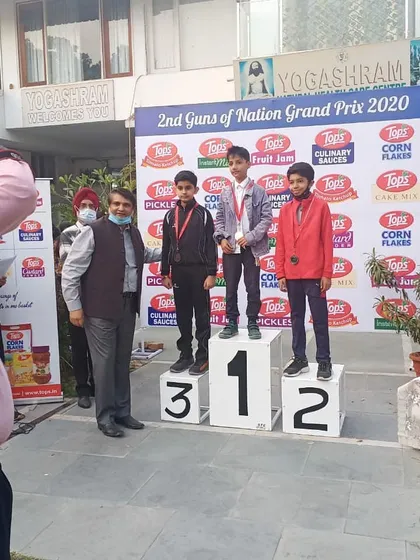 Our young rifle shooters dominating the podium at the 2nd Guns of Nation Grand Prix 2020. Seeing them stand at 1st, 2nd, and 3rd place is a testament to their skill.