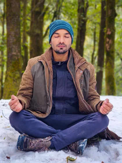 The path to inner peace requires dedication, no matter the outer conditions. Practicing meditation in the quiet cold of a snowy forest is a reminder that stillness can be cultivated anywhere. This is the commitment I bring to my own practice and share with everyone I teach.