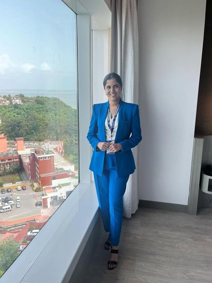 A photo from Cosdermindia 2023. These gatherings provide a platform to learn about new treatment modalities and technologies directly from innovators in the field.