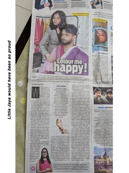 Jaya Kumari - Color Analysis My Services & Press Features photo 9