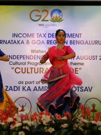 A Kathak performance by our ensemble for the 'Cultural Pride' program as part of the G20 and Azadi Ka Amrit Mahotsav celebrations.