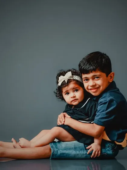 The bond between siblings is so special. We aim to capture those unscripted moments of love and protection, creating sibling portraits that you will cherish forever.