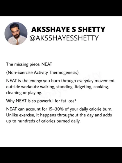 You can't out-exercise a bad diet. Exercise is for building muscle, but fat loss is driven by your daily movement (NEAT) and being in a calorie deficit. I explain why focusing on your step count is so powerful.