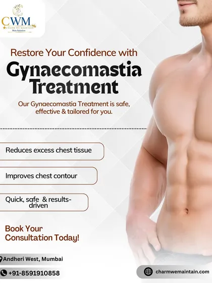 I offer a safe and effective Gynaecomastia treatment to reduce excess male chest tissue. My goal is to restore a natural, masculine contour and help you regain your confidence.