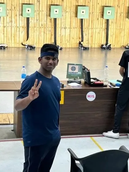 Darren K Dawn, a 14-year-old from our academy, after scoring 574 at the 66th National Championship.