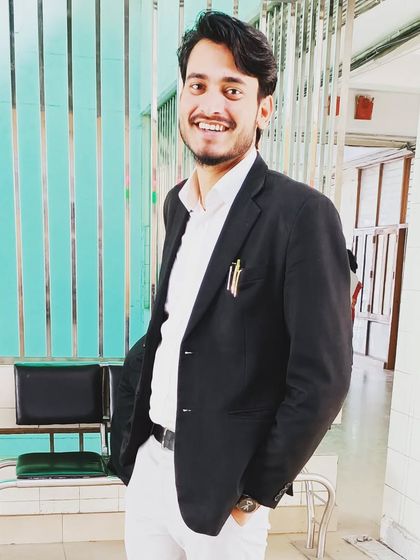 A happy, candid shot from inside the court building.