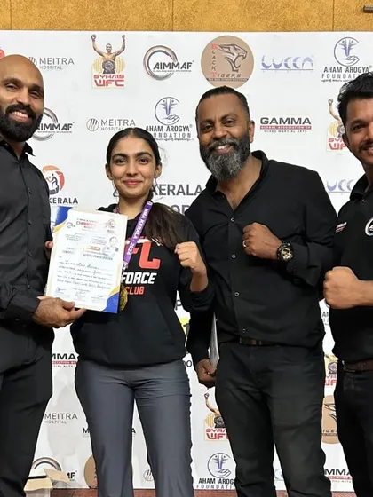 This is the result of discipline. One of my students receiving her certificate and medal at the Kerala Nationals 2024, ready to take her skills to the next level.