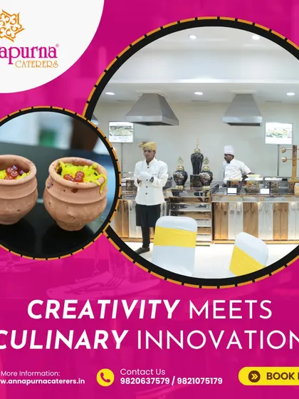 Creativity meets culinary innovation in our kitchen. This image captures our chefs at work, with our unique pot-biryani style dessert in the foreground.