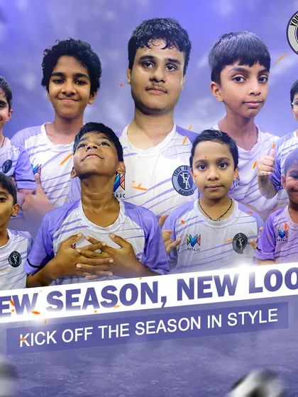 New season, new look. Our young players from various age groups are excited and ready to kick off the season in style.