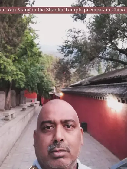 Walking through the Shaolin Temple premises in China. Every corner of this place is filled with centuries of history related to Zen, martial arts, and personal cultivation.
