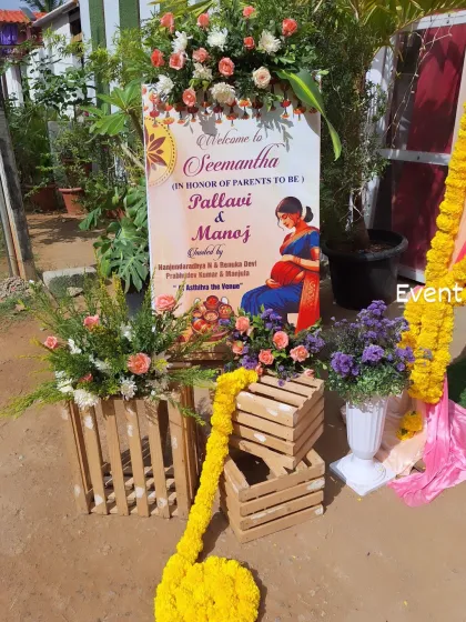Event Destiny - Traditional & Cultural Ceremony Decoration Baby Shower & Seemantha Setups photo 8