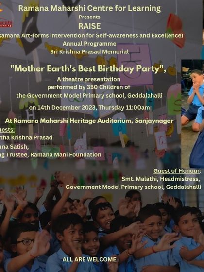 Ramana Maharshi Centre for Learning - Youth Programs & Summer Camps Art for All: Community Outreach photo 8