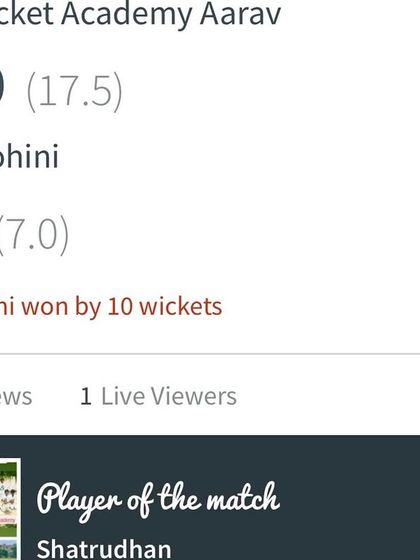 A dominant 10-wicket victory in the final, as shown on the scorecard.