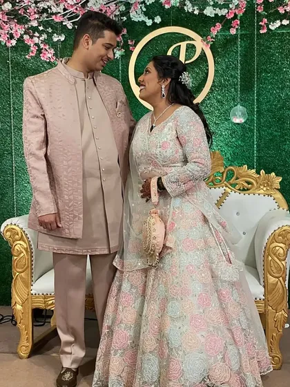 A candid, loving glance between the couple. These are the moments that make a wedding so special.