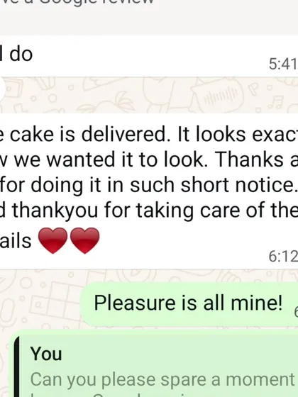 "It looks exactly how we wanted it to look. Thanks a lot for doing it in such short notice." We are always happy to accommodate last-minute requests!